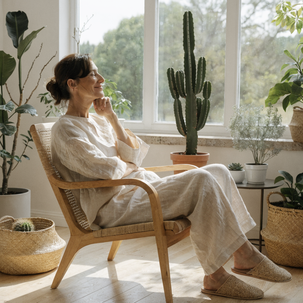 Active woman enjoying healthy lifestyle